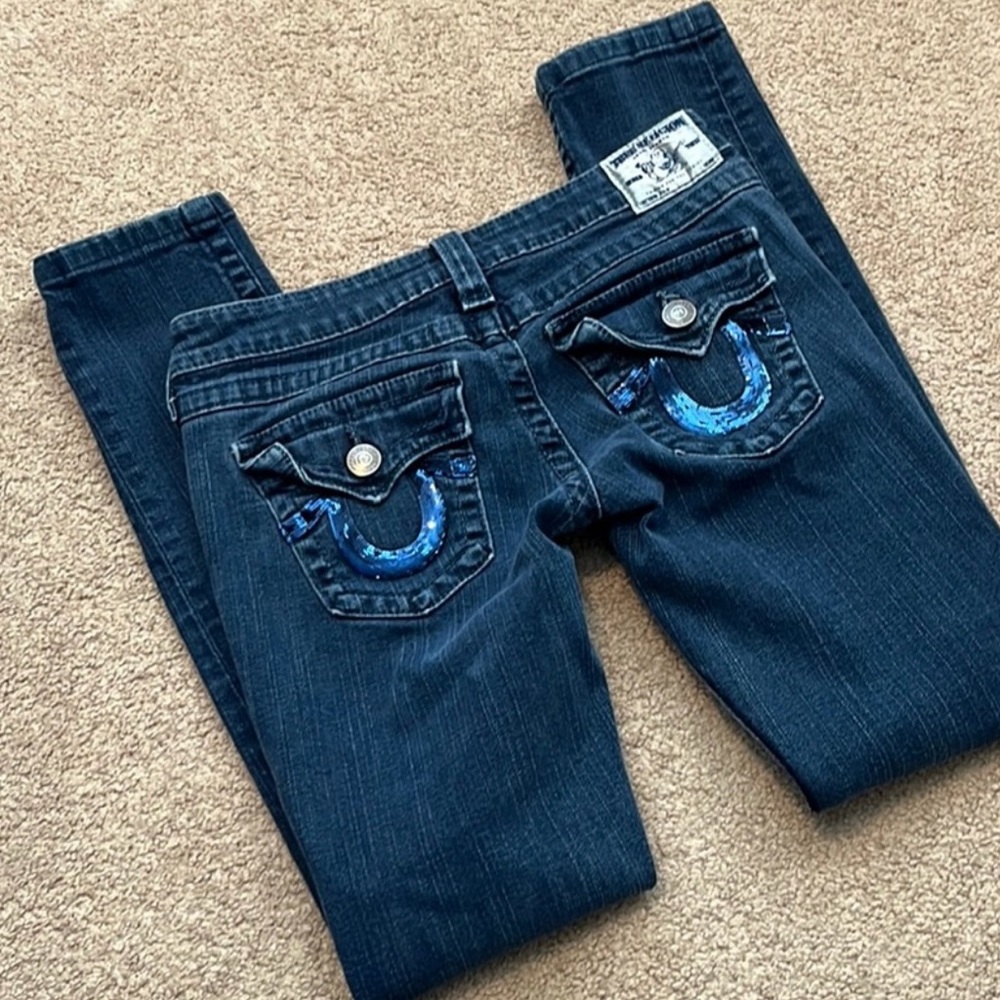 True Religion Julie Slim Straight Leg Jeans
